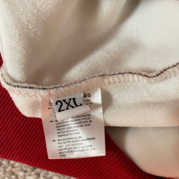 NWOT! Sparkpaws Red Plaid Human Hoodie in 2XL - Picture 6 of 7